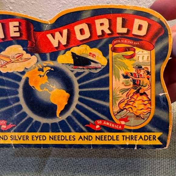 Vintage Needle Book with Colorful Graphics - Picture 14 of 16